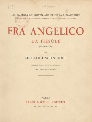 cover image of Fra Angelico da Fiesole (1387-1455)